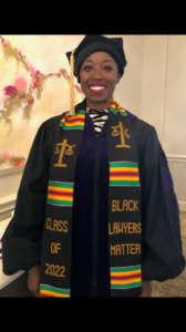Erika Lemon, J.D. in graduation gown