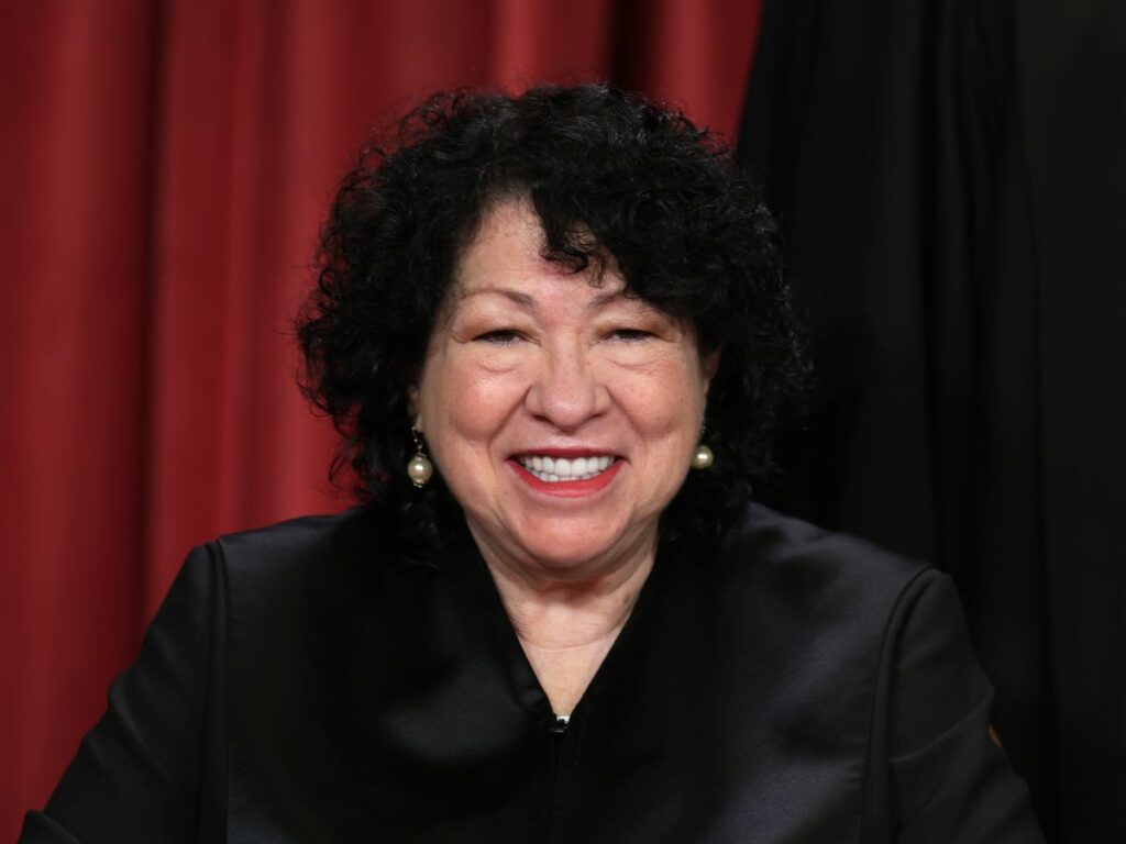 Sonia Sotomayor serving as supreme court justice
Source: biography.com